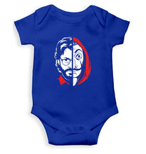 Load image into Gallery viewer, Money Heist The Professor Kids Romper For Baby Boy/Girl-0-5 Months(18 Inches)-Royal Blue-Ektarfa.online
