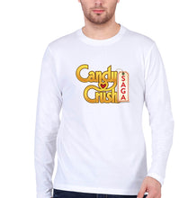 Load image into Gallery viewer, Candy Crush Full Sleeves T-Shirt for Men-S(38 Inches)-White-Ektarfa.online

