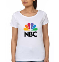 Load image into Gallery viewer, NBC T-Shirt for Women-XS(32 Inches)-White-Ektarfa.online

