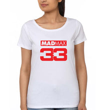 Load image into Gallery viewer, Max Verstappen T-Shirt for Women-XS(32 Inches)-White-Ektarfa.online
