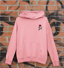 Load image into Gallery viewer, Rose &amp; Knife Unisex Hoodie for Men/Women-S(40 Inches)-Light Pink-Ektarfa.online
