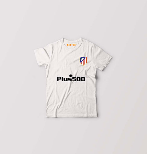 Atletico Madrid 2021-22 Kids T-Shirt for Boy/Girl-White-Ektarfa.online