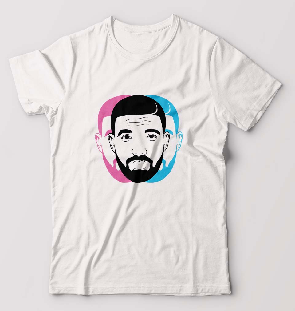 Drake T-Shirt for Men-S(38 Inches)-White-Ektarfa.online