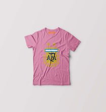 Load image into Gallery viewer, Argentina Football Kids T-Shirt for Boy/Girl-0-1 Year(20 Inches)-Pink-Ektarfa.online
