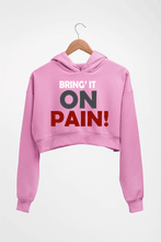 Load image into Gallery viewer, Gym Pain Crop HOODIE FOR WOMEN-Light Baby Pink-Ektarfa.online
