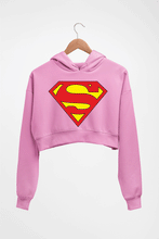 Load image into Gallery viewer, Superman Crop HOODIE FOR WOMEN
