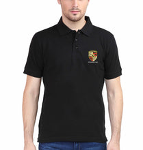 Load image into Gallery viewer, Porsche Pocket Logo Polo T-Shirt for Men-S(38 Inches)-Black-Ektarfa.co.in
