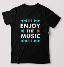 Load image into Gallery viewer, Music T-Shirt for Men-S(38 Inches)-Black-Ektarfa.online
