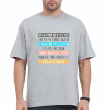 Load image into Gallery viewer, Internet Oversized T-Shirt for Men-Grey-Ektarfa.online
