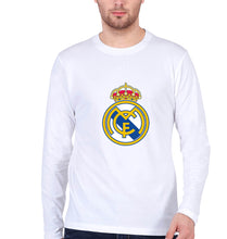Load image into Gallery viewer, Real Madrid Full Sleeves T-Shirt for Men-White-Ektarfa.online
