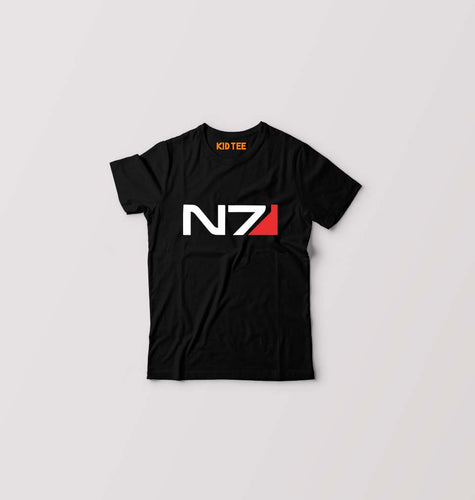 N7 Kids T-Shirt for Boy/Girl-Black-Ektarfa.online
