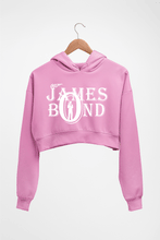 Load image into Gallery viewer, James Bond (007) Crop HOODIE FOR WOMEN-Light Baby Pink-Ektarfa.online

