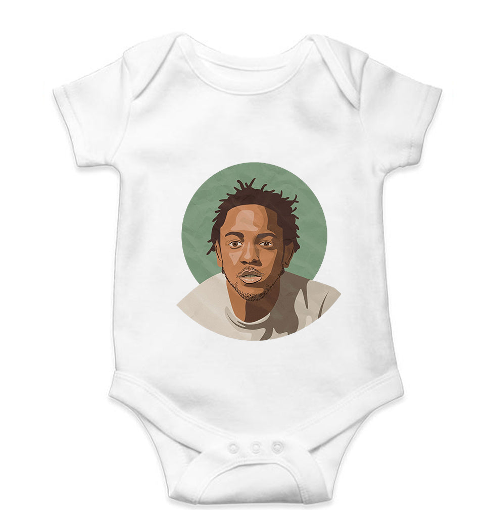 Kendrick Lamar Kids Romper For Baby Boy/Girl-0-5 Months(18 Inches)-White-Ektarfa.online