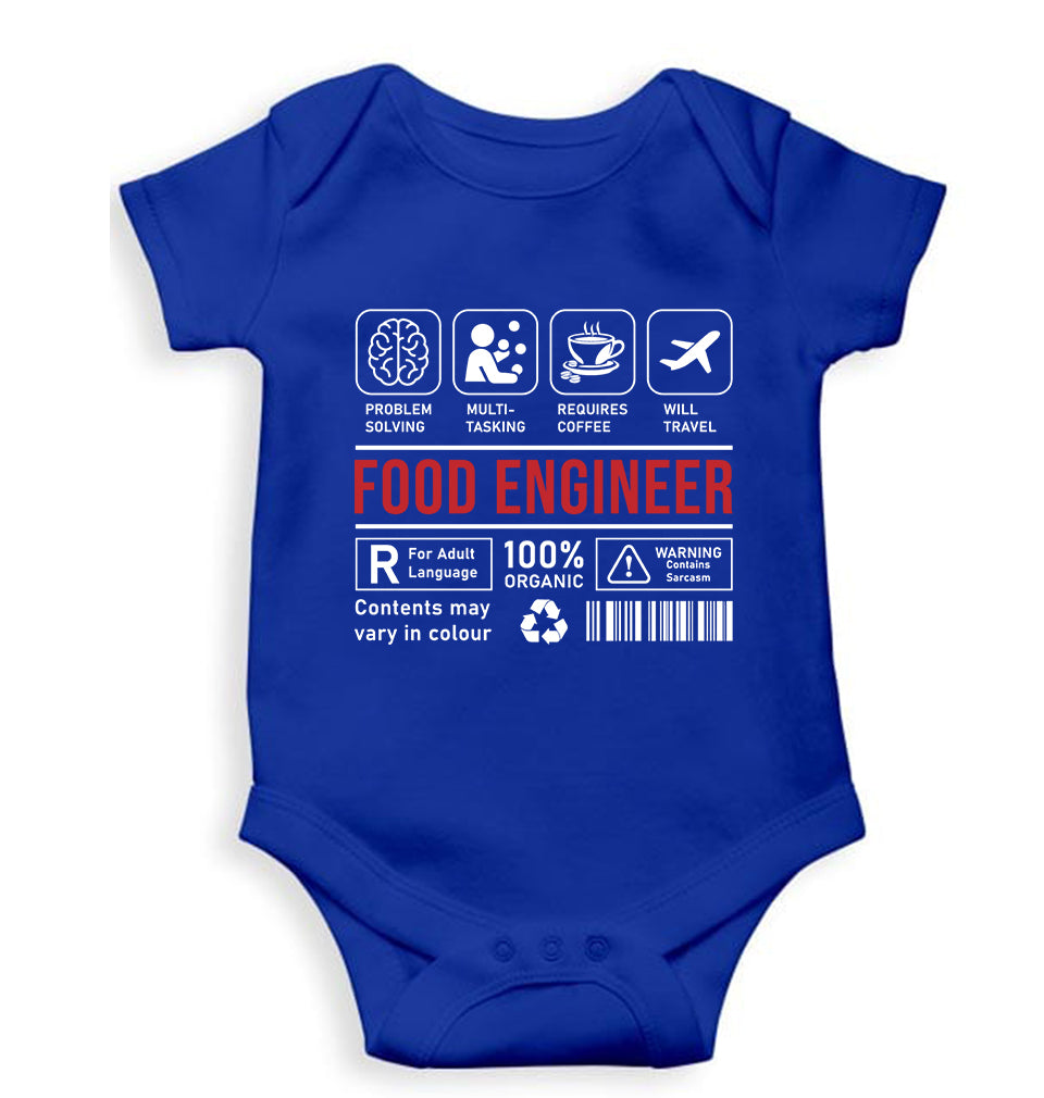 Food Kids Romper For Baby Boy/Girl-Royal Blue-Ektarfa.online