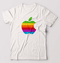 Load image into Gallery viewer, Apple T-Shirt for Men-S(38 Inches)-White-Ektarfa.online
