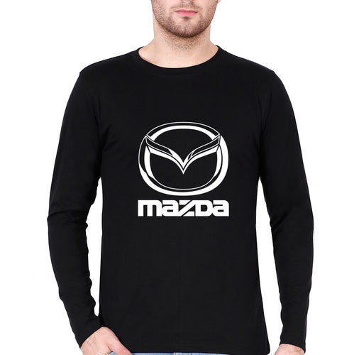 Mazda Full Sleeves T-Shirt for Men-Black-Ektarfa.online
