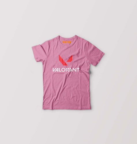 Valorant Kids T-Shirt for Boy/Girl-Pink-Ektarfa.online