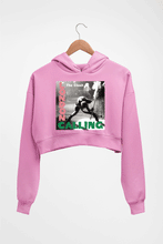 Load image into Gallery viewer, London Calling Crop HOODIE FOR WOMEN-Light Baby Pink-Ektarfa.online
