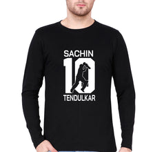 Load image into Gallery viewer, Sachin Tendulkar Full Sleeves T-Shirt for Men-Black-Ektarfa.online
