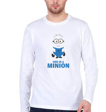 Load image into Gallery viewer, Minion Full Sleeves T-Shirt for Men-White-Ektarfa.online

