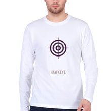 Load image into Gallery viewer, Hawkeye Full Sleeves T-Shirt for Men-White-Ektarfa.online
