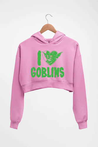 Goblin Crop HOODIE FOR WOMEN-Light Baby Pink-Ektarfa.online