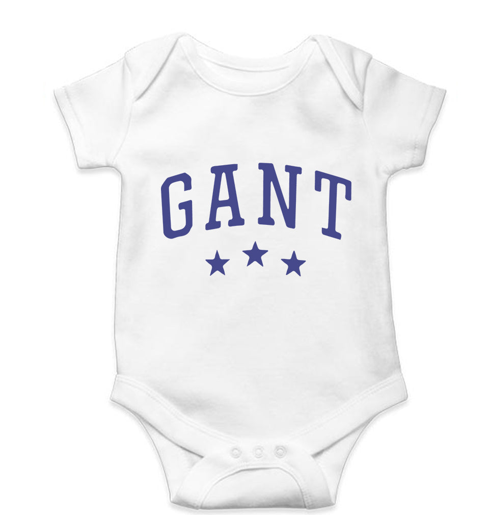 Varsity Gant Romper For Baby Boy/Girl-White-Ektarfa.online