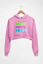 Load image into Gallery viewer, Music Crop HOODIE FOR WOMEN-Light Baby Pink-Ektarfa.online
