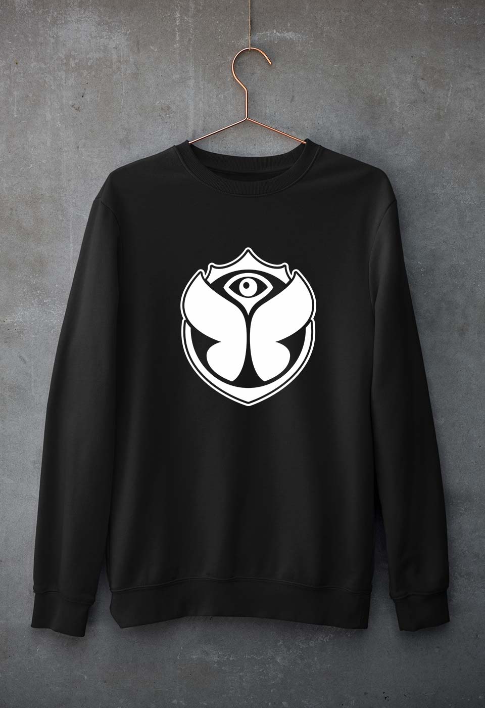 Tomorrowland Unisex Sweatshirt for Men/Women-Black-Ektarfa.online