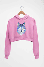 Load image into Gallery viewer, Wolf Crop HOODIE FOR WOMEN-Light Baby Pink-Ektarfa.online
