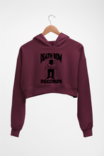 Load image into Gallery viewer, Death Row Records Crop HOODIE FOR WOMEN-Maroon-Ektarfa.online
