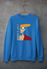 Load image into Gallery viewer, Monkey D. Luffy Unisex Sweatshirt for Men/Women-Royal Blue-Ektarfa.online
