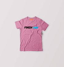 Load image into Gallery viewer, Finish Line Kids T-Shirt for Boy/Girl-Pink-Ektarfa.online
