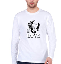 Load image into Gallery viewer, Bob Marley Full Sleeves T-Shirt for Men-White-Ektarfa.online
