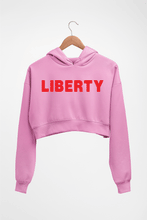 Load image into Gallery viewer, Liberty Crop HOODIE FOR WOMEN
