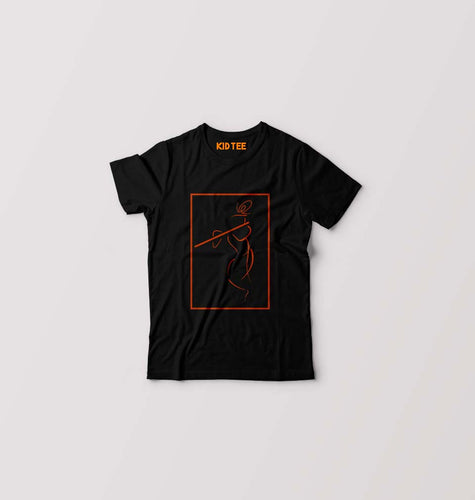 Shree Krishna Kids T-Shirt for Boy/Girl-Black-Ektarfa.online