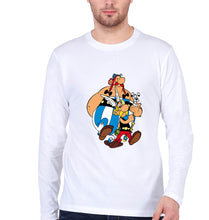 Load image into Gallery viewer, Asterix Full Sleeves T-Shirt for Men-White-Ektarfa.online
