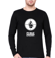Load image into Gallery viewer, Public Enemy Full Sleeves T-Shirt for Men-Black-Ektarfa.online
