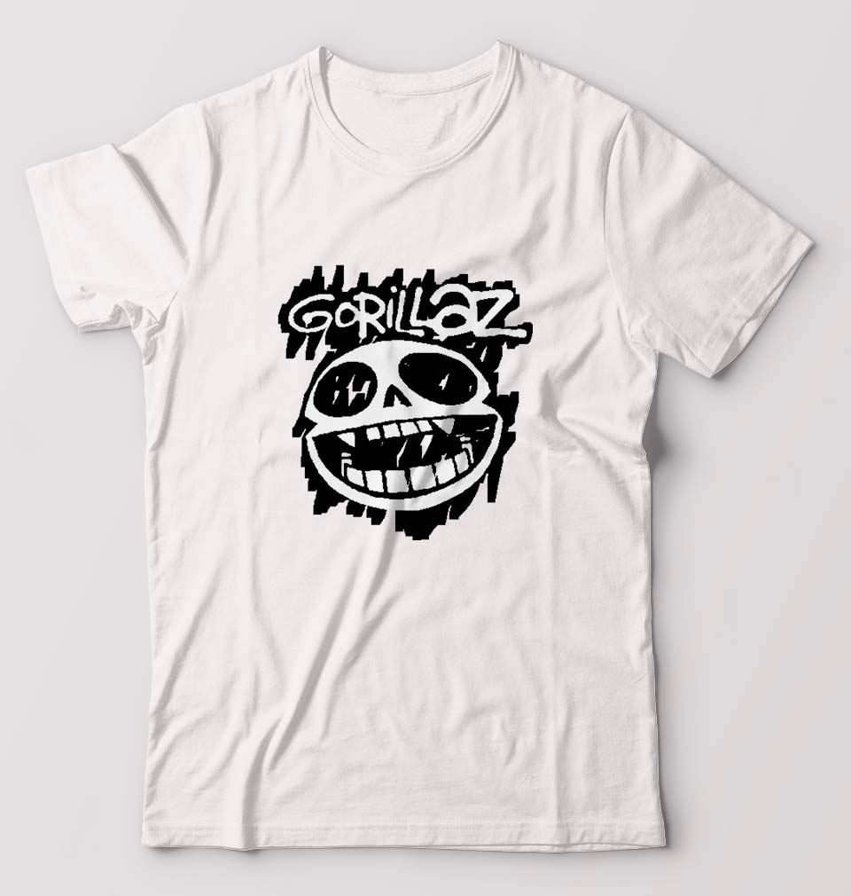 Gorillaz T-Shirt for Men-White-Ektarfa.online