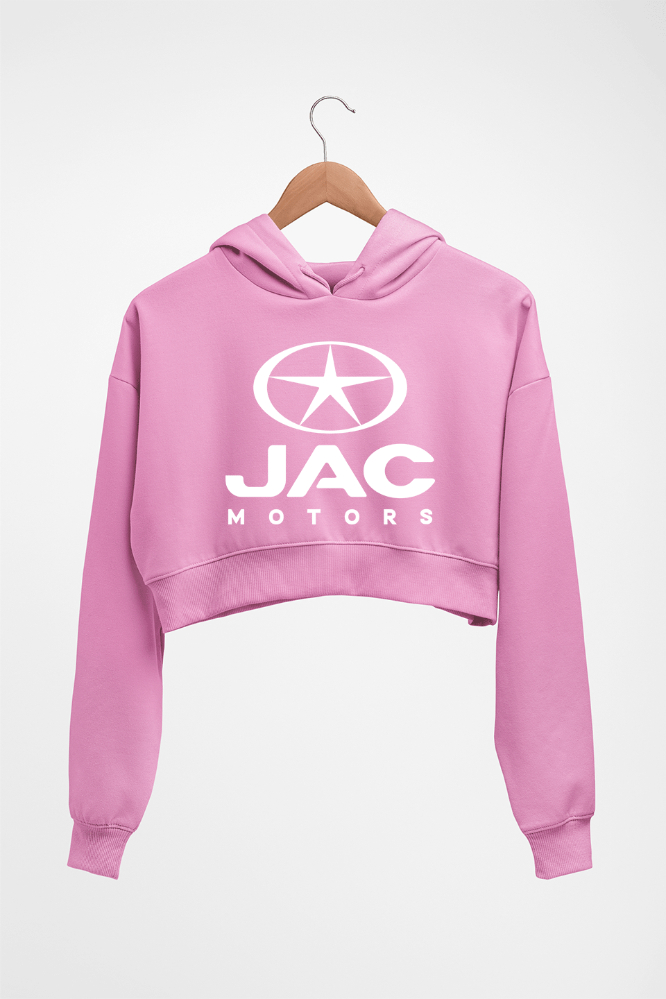 JAC Motors Crop HOODIE FOR WOMEN-Light Baby Pink-Ektarfa.online