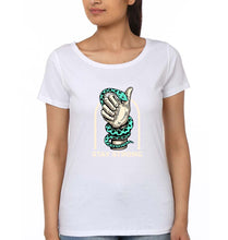 Load image into Gallery viewer, Stay Strong T-Shirt for Women-XS(32 Inches)-White-Ektarfa.online
