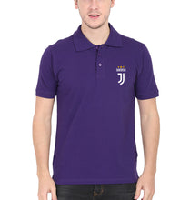 Load image into Gallery viewer, Juventus Logo Polo T-Shirt for Men-S(38 Inches)-Purple-Ektarfa.co.in
