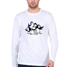 Load image into Gallery viewer, Penguins of Madagascar Full Sleeves T-Shirt for Men-White-Ektarfa.online
