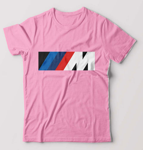 BMW T-Shirt for Men-S(38 Inches)-Light Baby Pink-Ektarfa.online