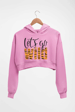 Load image into Gallery viewer, Lets Go Wild Crop HOODIE FOR WOMEN-Light Baby Pink-Ektarfa.online
