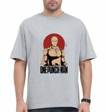 Load image into Gallery viewer, One-Punch Man Oversized T-Shirt for Men-Grey-Ektarfa.online
