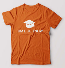 Load image into Gallery viewer, IIM L Lucknow T-Shirt for Men-S(38 Inches)-Orange-Ektarfa.online

