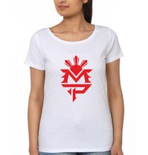Load image into Gallery viewer, MP Manny Paquiao Pacman T-Shirt for Women-White-Ektarfa.online
