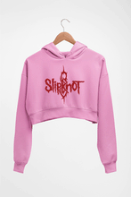 Load image into Gallery viewer, Slipknot Crop HOODIE FOR WOMEN-Light Baby Pink-Ektarfa.online
