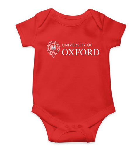 University of Oxford Kids Romper For Baby Boy/Girl-Red-Ektarfa.online